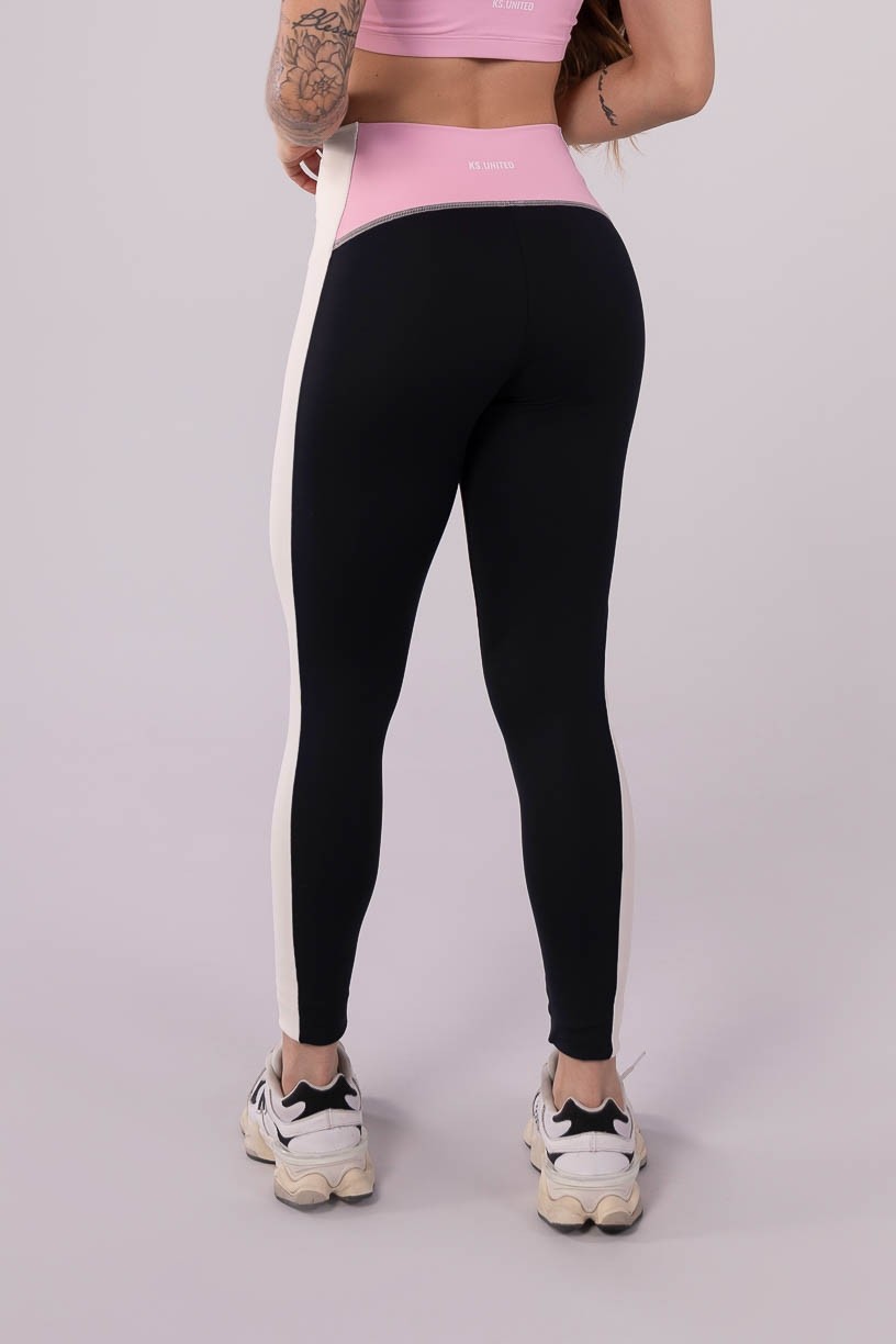 K3632-A_Calca_Legging_Tricolor_com_Cos_Arredondado_Preto__Off-White__Rosa_Claro__Ref:_K3632-A