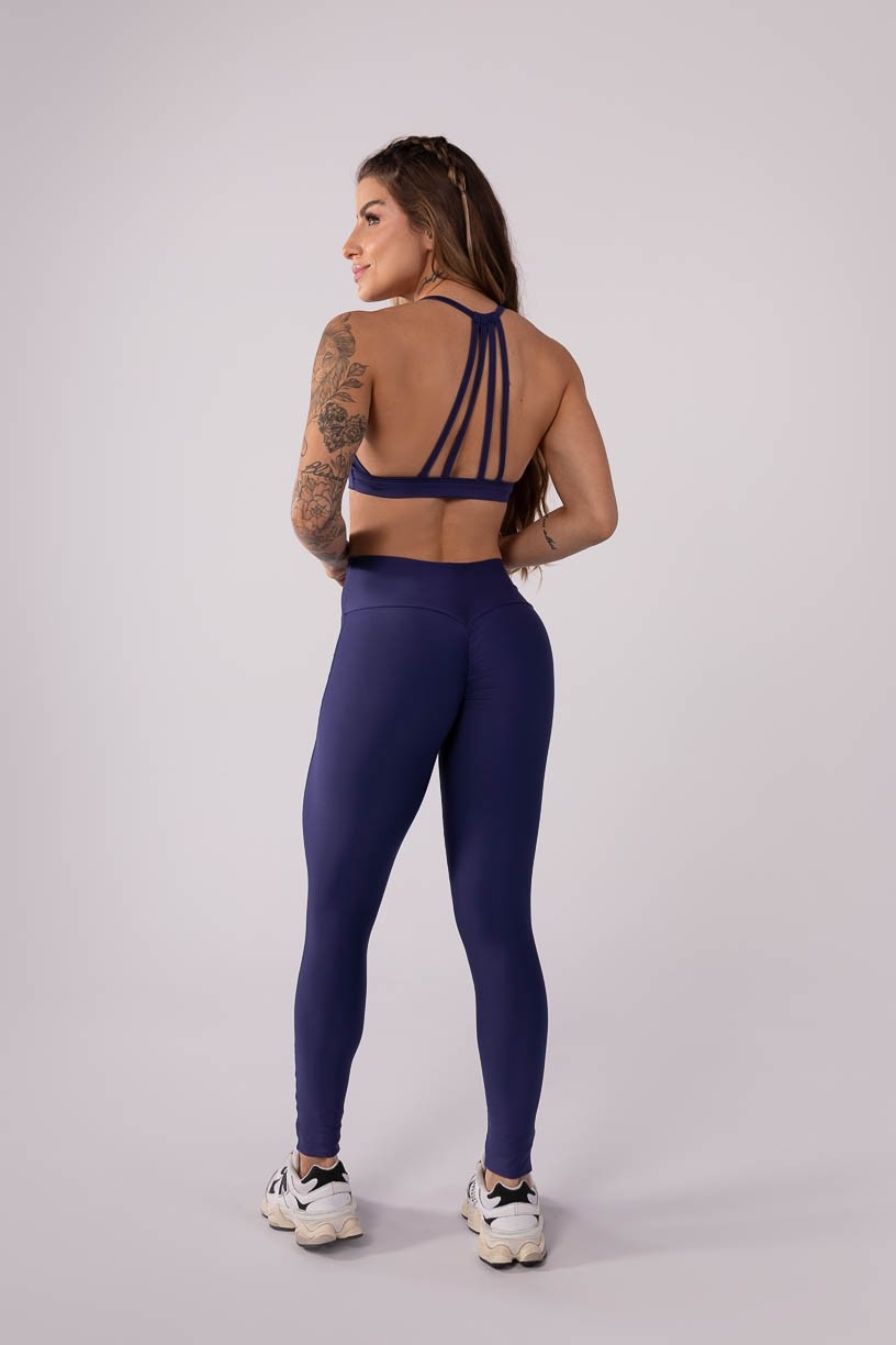 K3635-B_Calca_Legging_sem_Gancho_com_Franzido_Azul_Marinho__Ref:_K3635-B