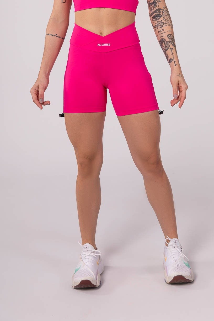 K3544-E_Short_com_Franzido_Lateral_Rosa__Ref:_K3544-E