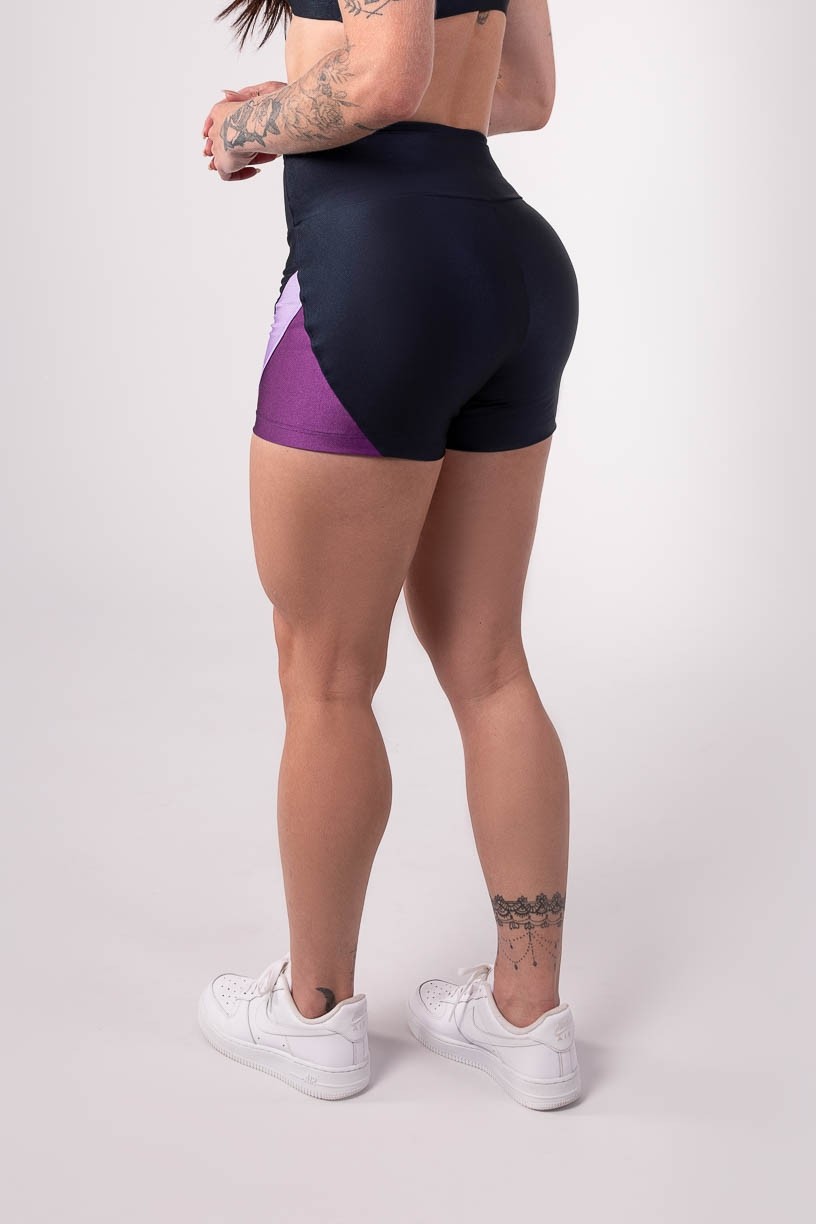 K3766-A_Short_Com_Recortes_Coloridos_Azul_Marinho__Lilas__Roxo__Ref:_K3766-A