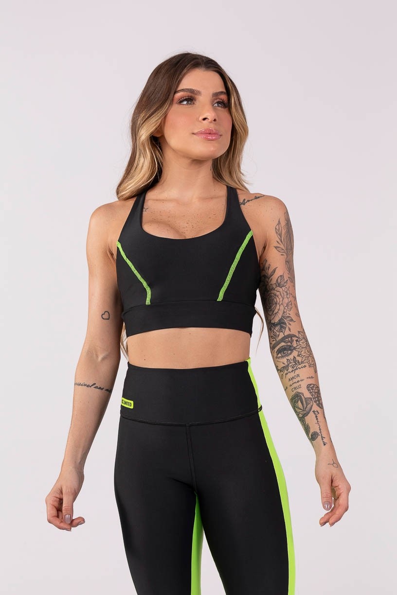 K3750-A_Top_com_Alcas_Duplas_e_Passador_Preto__Amarelo_Neon__Ref:_K3750-A