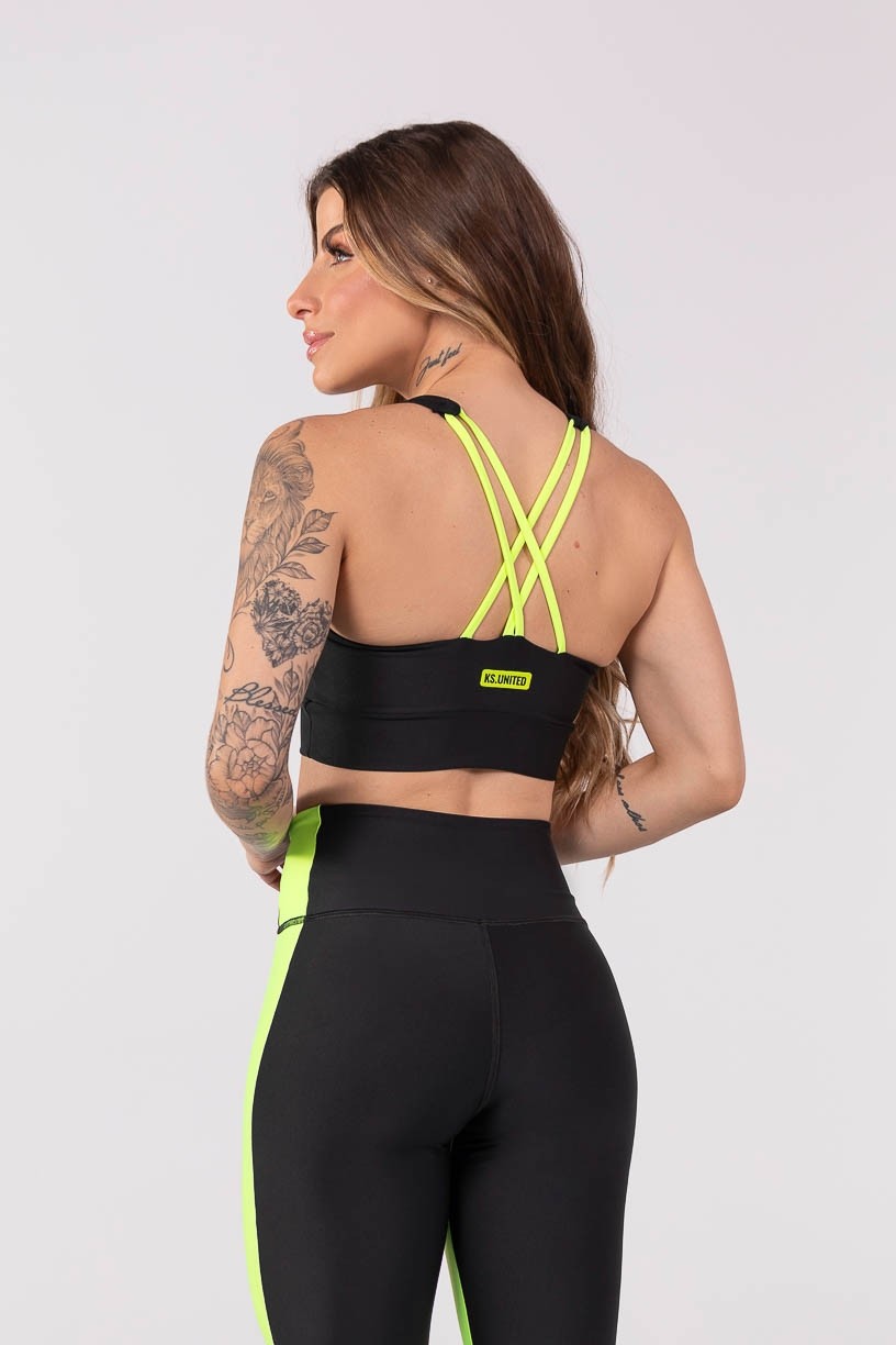 K3750-A_Top_com_Alcas_Duplas_e_Passador_Preto__Amarelo_Neon__Ref:_K3750-A