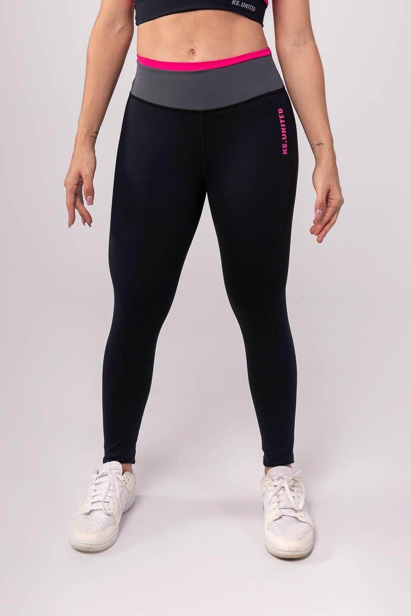 K3861-A_Calca_Legging_com_Cos_Colorido_e_Vira_Preto__Rosa__Chumbo__Ref:_K3861-A