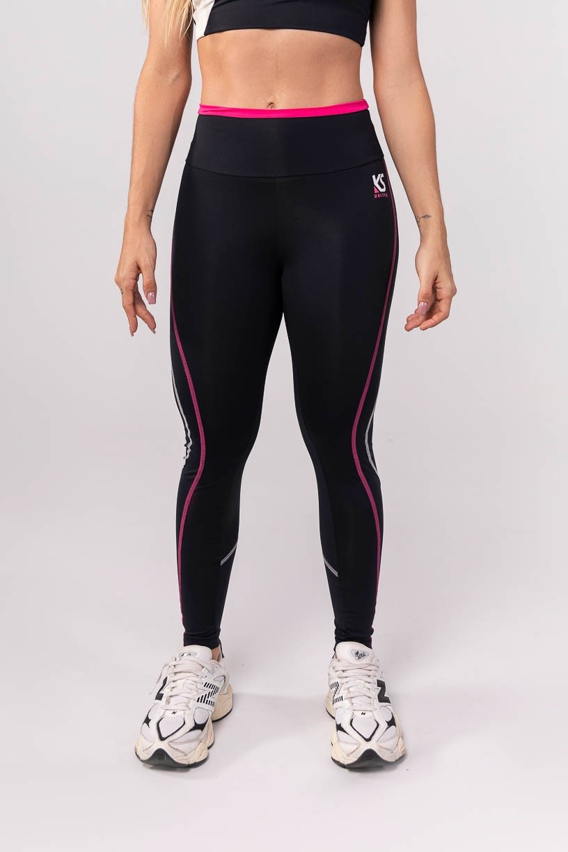 K3745-A_Calca_Legging_com_Ponto_de_Cobertura_e_Cos_Vira_Preto__Rosa__Ref:_K3745-A