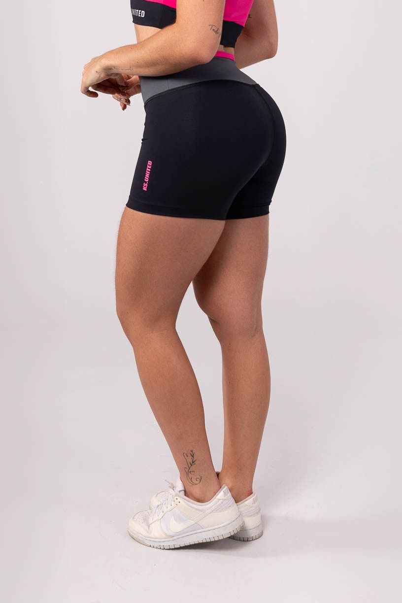 K3808-A_Short_com_Cos_Colorido_e_Vira_Preto__Rosa__Chumbo__Ref:_K3808-A