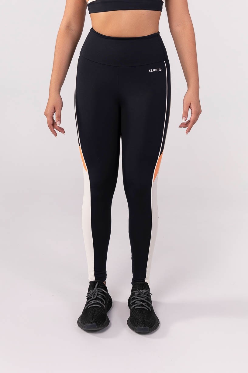 K3891-B_Calca_Legging_com_Faixas_e_Vivos_Preto__Off-White__Laranja__Ref:_K3891-B