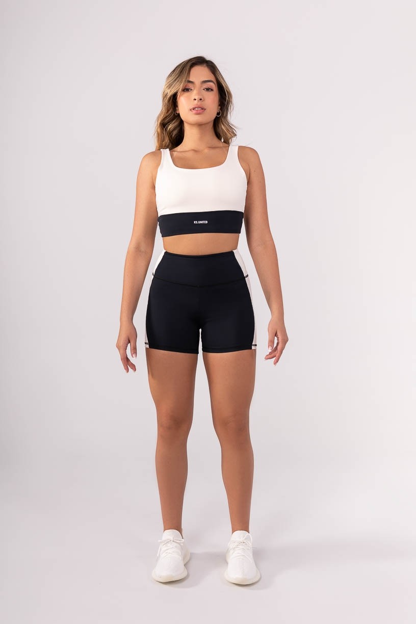 K3831-A_Short_Bicolor_com_Cobertura_Preto__Off-White__Ref:_K3831-A