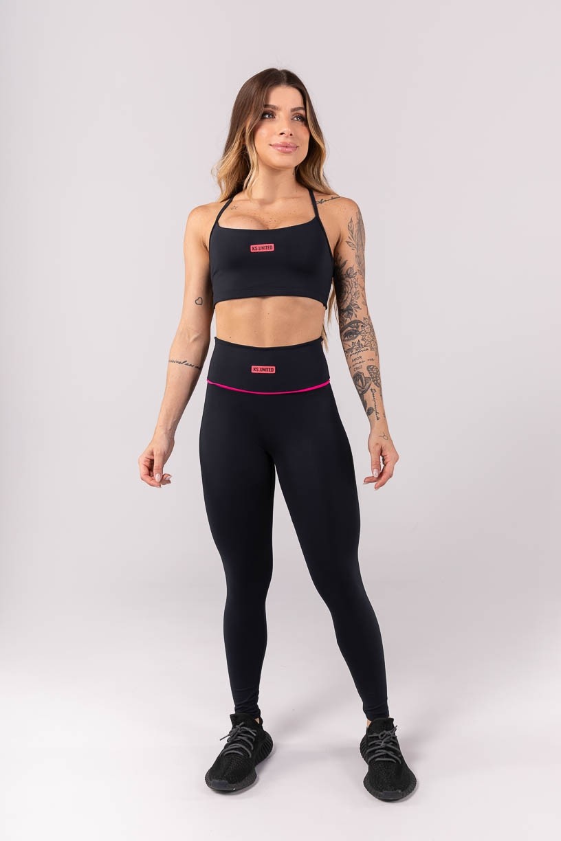 K3907-A_Calca_Legging_com_Vivo_no_Cos_em_V_Preto__Rosa__Ref:_K3907-A