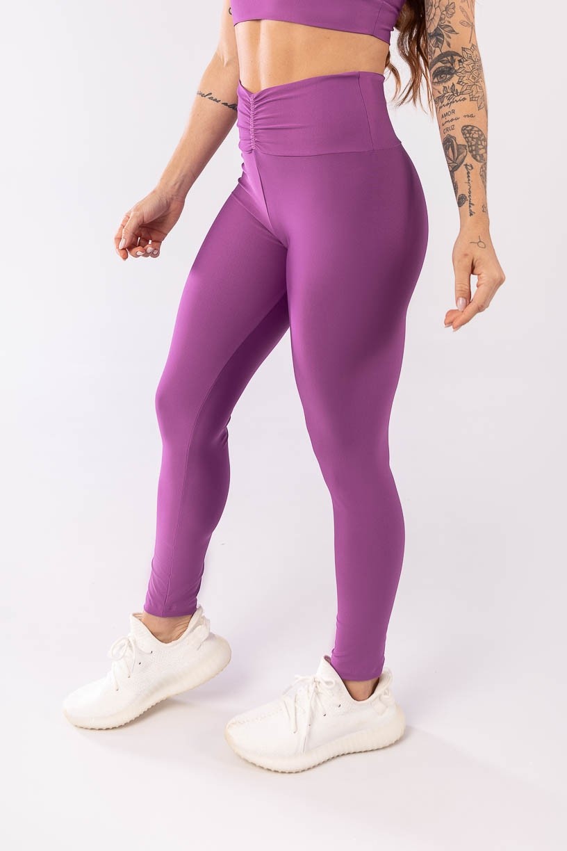 K3940-C_Calca_Legging_com_Cos_Franzido_na_Frente_Roxo__Ref:_K3940-C