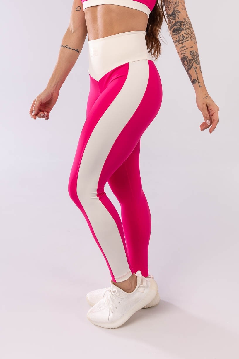 K3951-B_Calca_Legging_com_Cos_V_e_Faixa_Lateral_Rosa__Off-White__Ref:_K3951-B