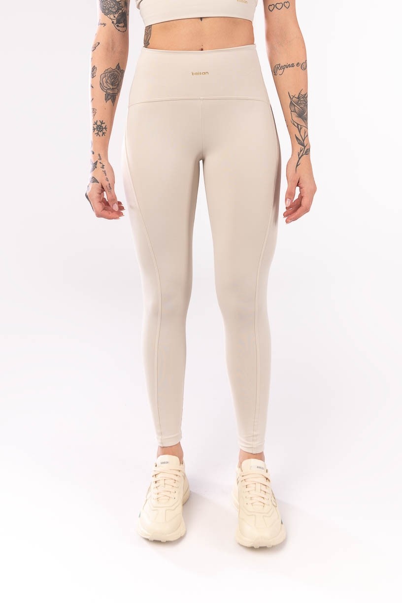 K4032-A_Calca_Legging_com_Cos_Diferenciado_Bege__Ref:_K4032-A