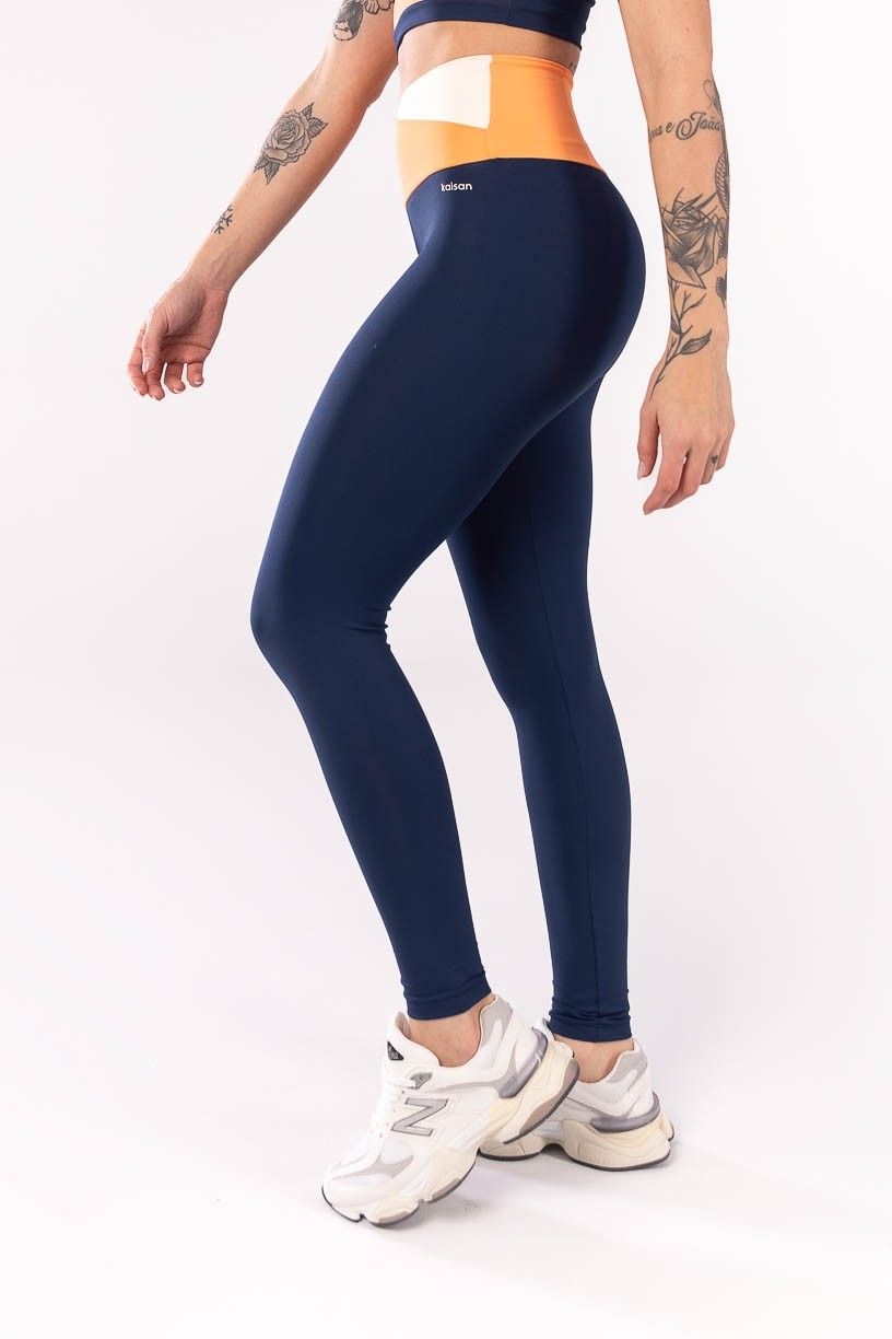 K4039-A_Calca_Legging_com_Cos_Transpassado_Azul_Marinho__Laranja__Off_White__Ref:_K4039-A