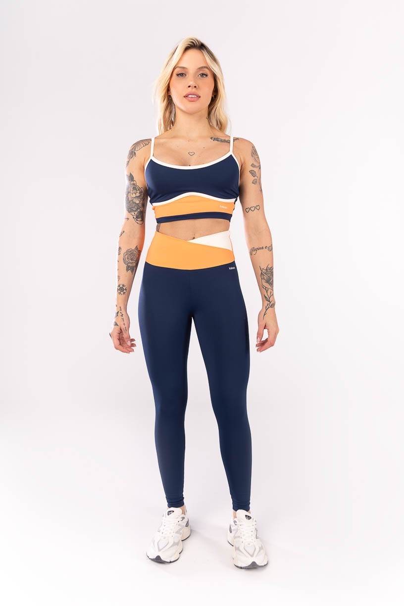 K4039-A_Calca_Legging_com_Cos_Transpassado_Azul_Marinho__Laranja__Off_White__Ref:_K4039-A