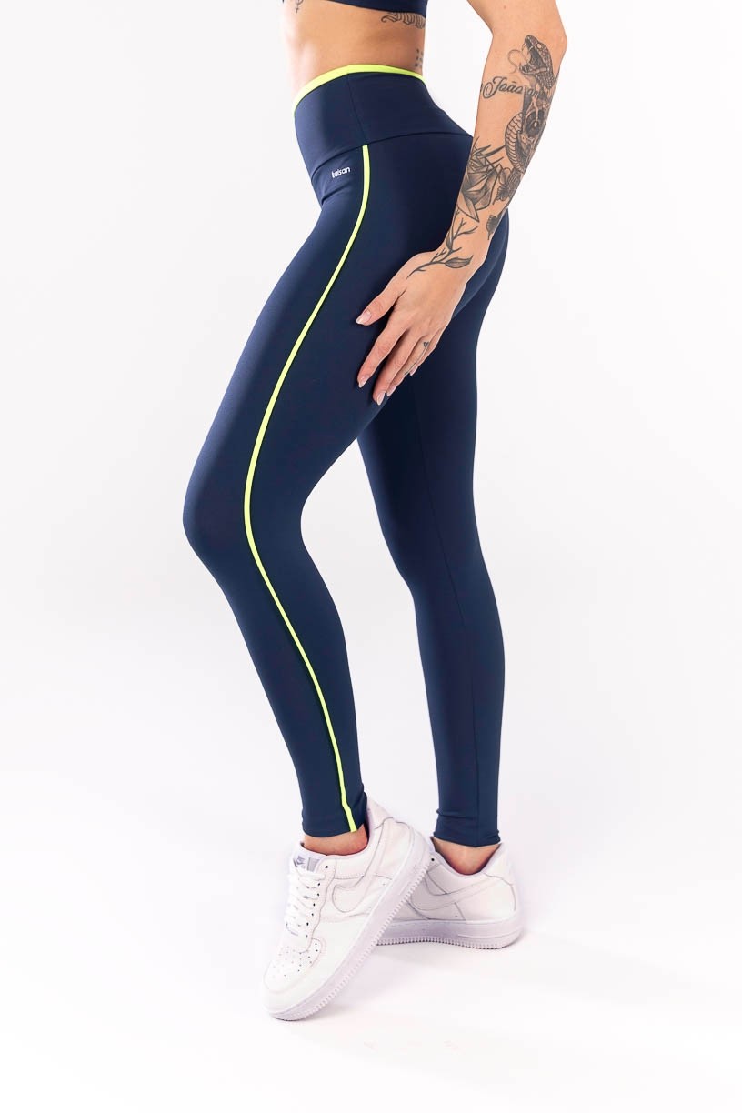 K4070-A_Calca_Legging_com_Vivo_e_Vira_no_Cos_Azul_Marinho__Amarelo_Neon__Ref:_K4070-A