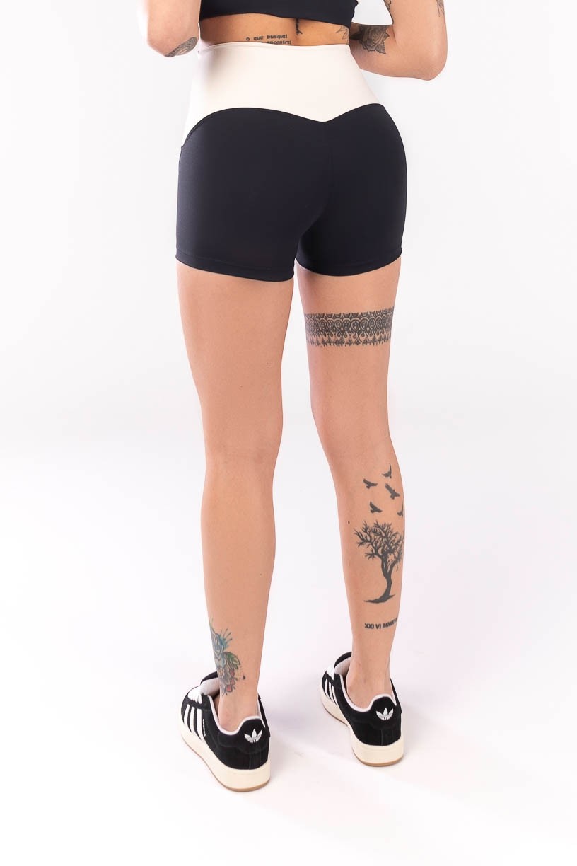 K4057-A_Short_Bicolor_sem_Gancho_Preto__Off_White__Ref:_K4057-A