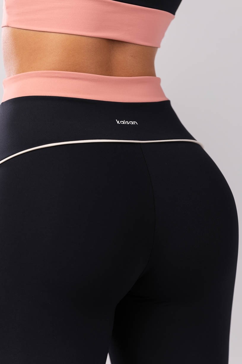 K4127-A_Calca_Legging_Tricolor_com_Vivo_Preto__Rosa__Ref:_K4127-A