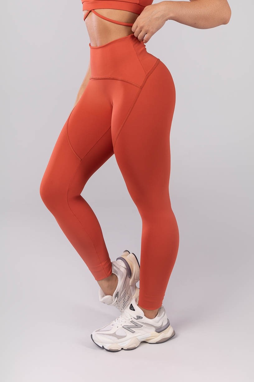 K4132-D_Calca_Legging_sem_Gancho_com_Cos_em_V_Cobre__Ref:_K4132-D