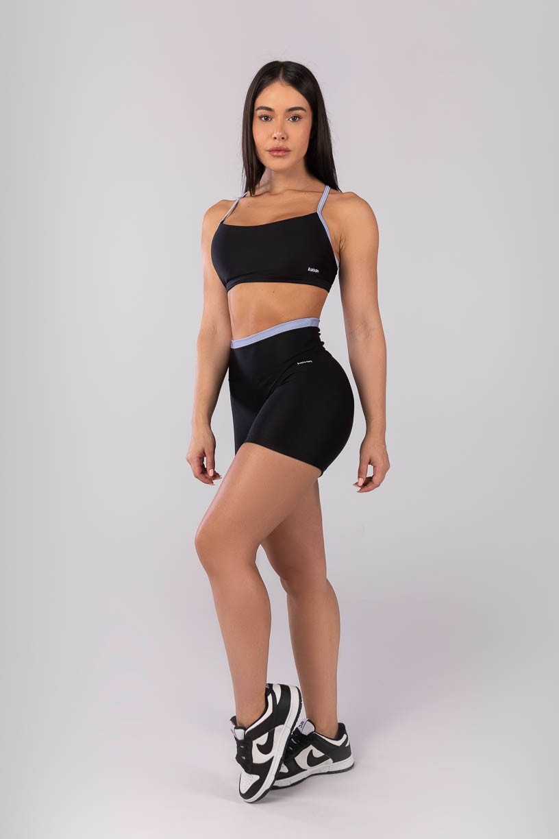 K4117-B_Short_com_Vira_Preto__Azul_Claro__Ref:_K4117-B