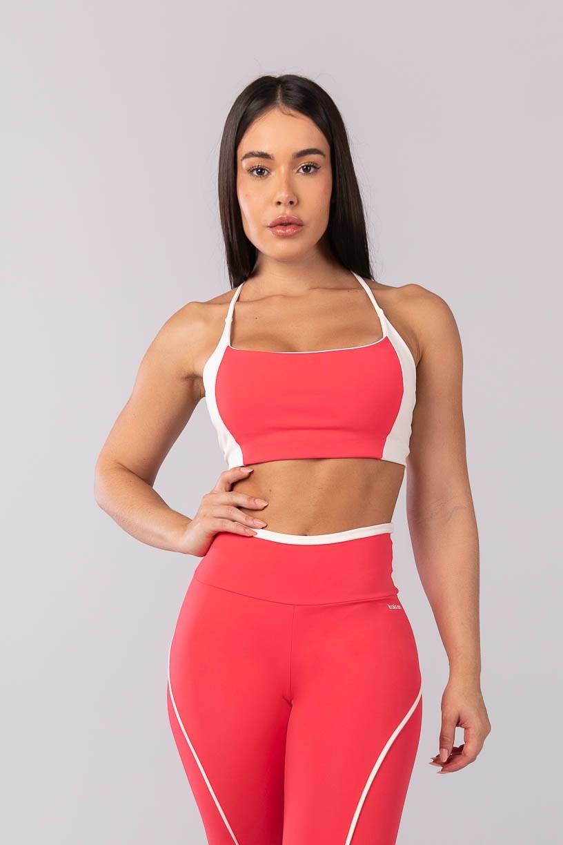 K4118-C_Top_com_Recortes_Contrastantes_Rosa_Pink__Off-White__Ref:_K4118-C