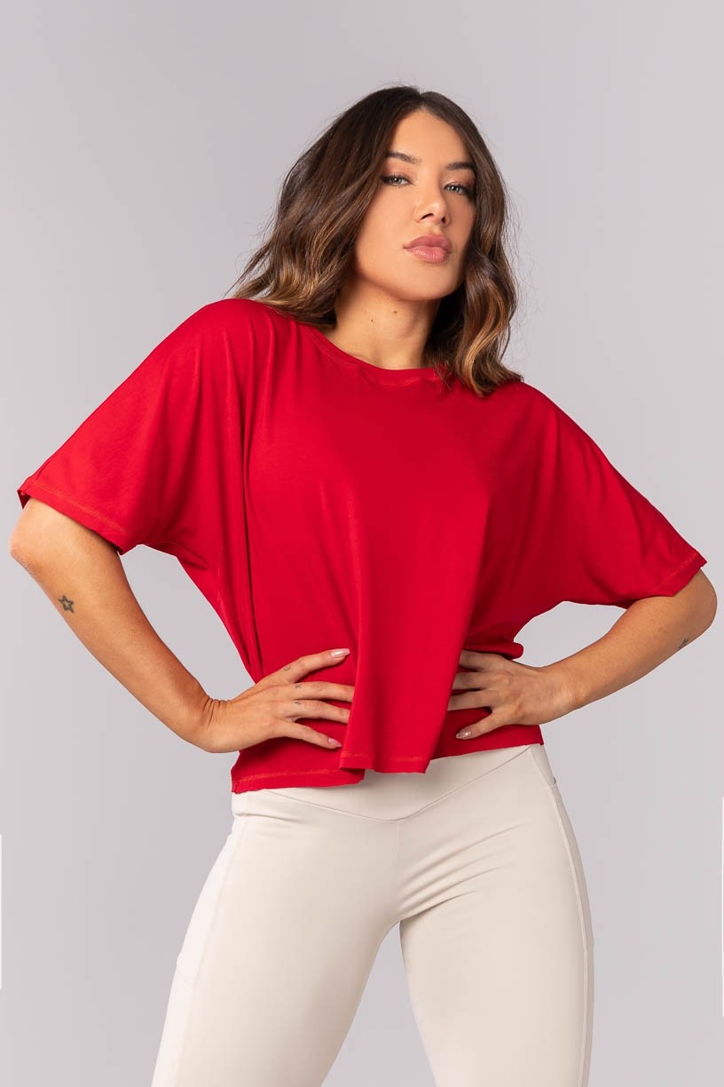 K4166-C_Blusa_Ampla_com_Cobertura_Vermelho__Ref:_K4166-C