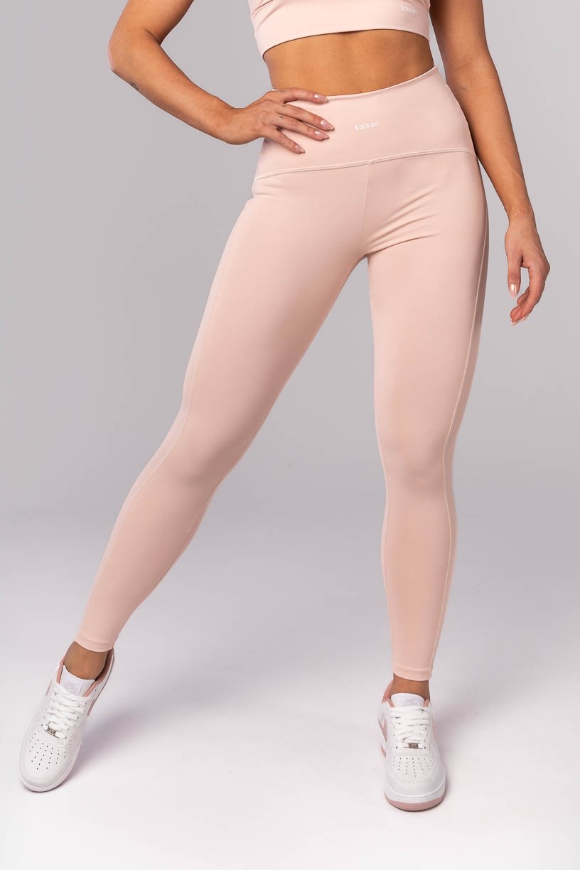 K4032-C_Calca_Legging_com_Cos_Diferenciado_Rosa_Claro__Ref:_K4032-C