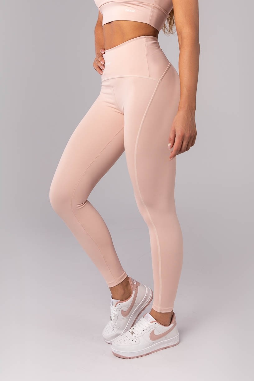 K4032-C_Calca_Legging_com_Cos_Diferenciado_Rosa_Claro__Ref:_K4032-C