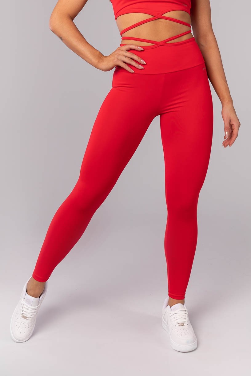 K4052-D_Calca_Legging_com_Tira_na_Cintura_Vermelho__Ref:_K4052-D