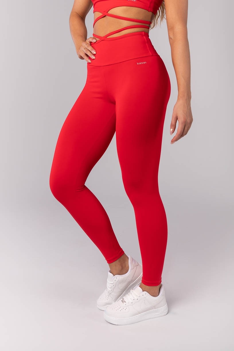 K4052-D_Calca_Legging_com_Tira_na_Cintura_Vermelho__Ref:_K4052-D