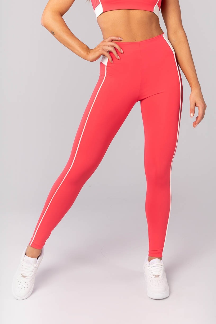 K4163-B_Calca_Legging_com_Cos_Contrastante_e_Vivo_Rosa_Pink__Off-White__Ref:_K4163-B