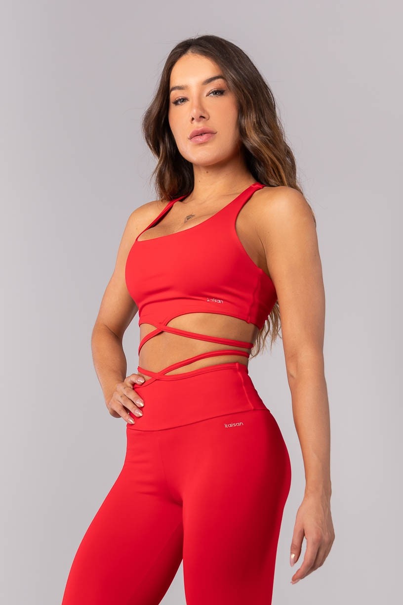 K4051-D_Top_Nadador_com_Tiras_na_Base_Vermelho__Ref:_K4051-D