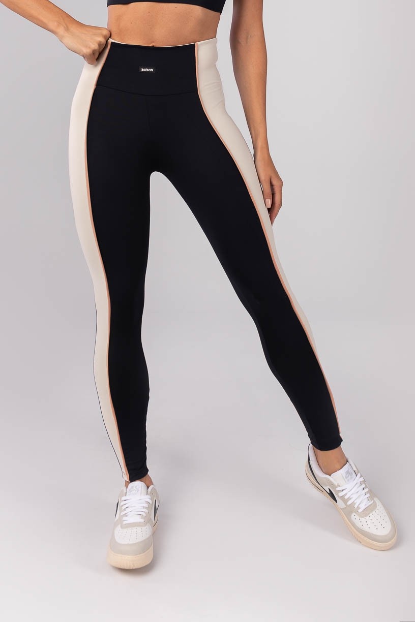 K4187-A_Calca_Legging_com_Faixa_e_Vivo_Preto__Bege__Ref:_K4187-A