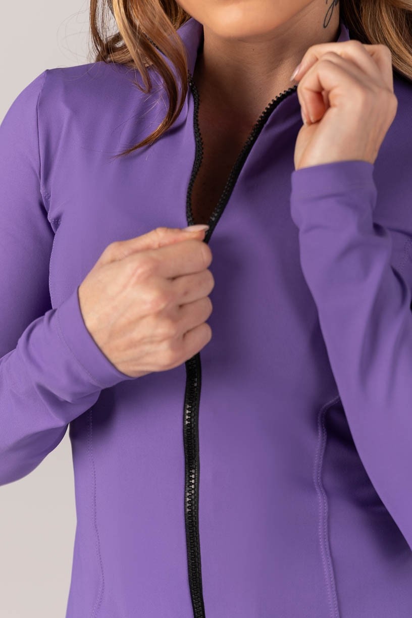 K4347-J_Casaco_Slim_com_Gola_Alta_Roxo__Ref:_K4347-J