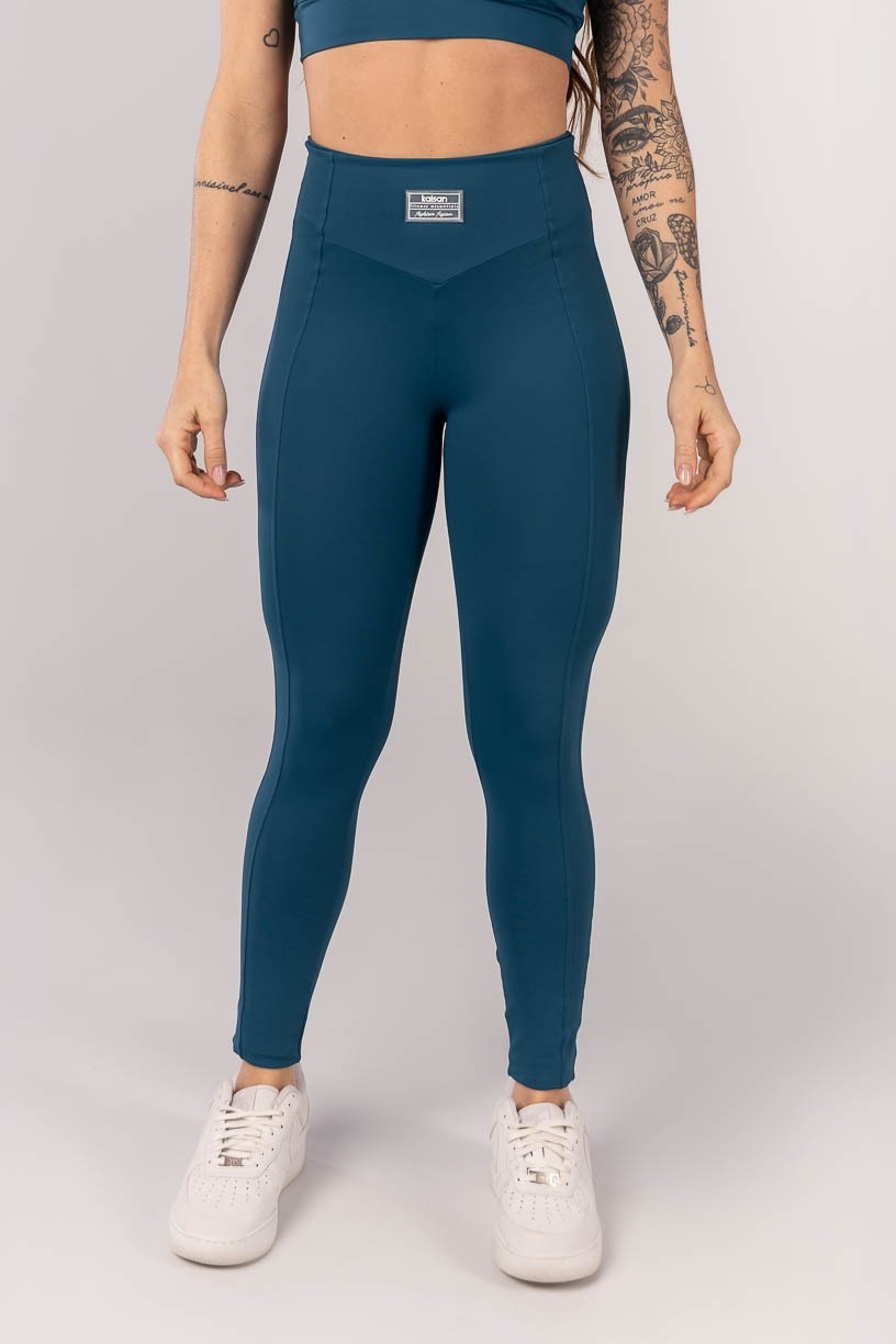 K4200-D_Calca_Legging_com_Cos_em_V_e_Recortes_Azul_Petroleo__Ref:_K4200-D