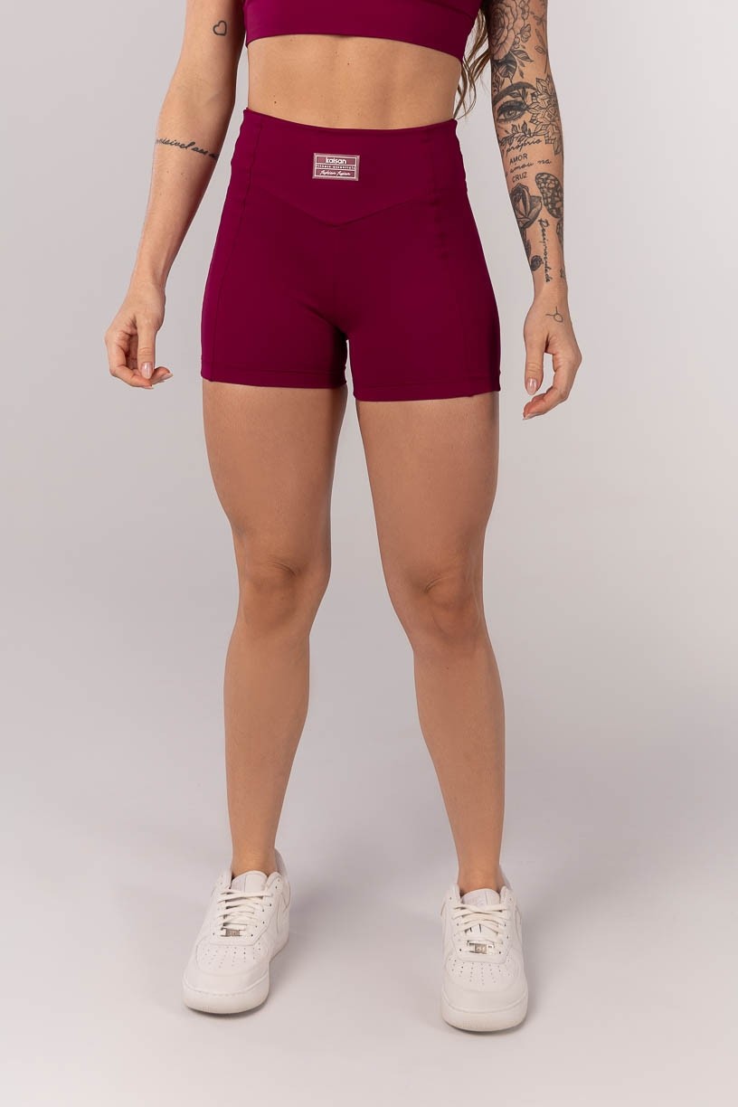 K4201-E_Short_com_Cos_em_V_e_Recortes_Acai__Ref:_K4201-E