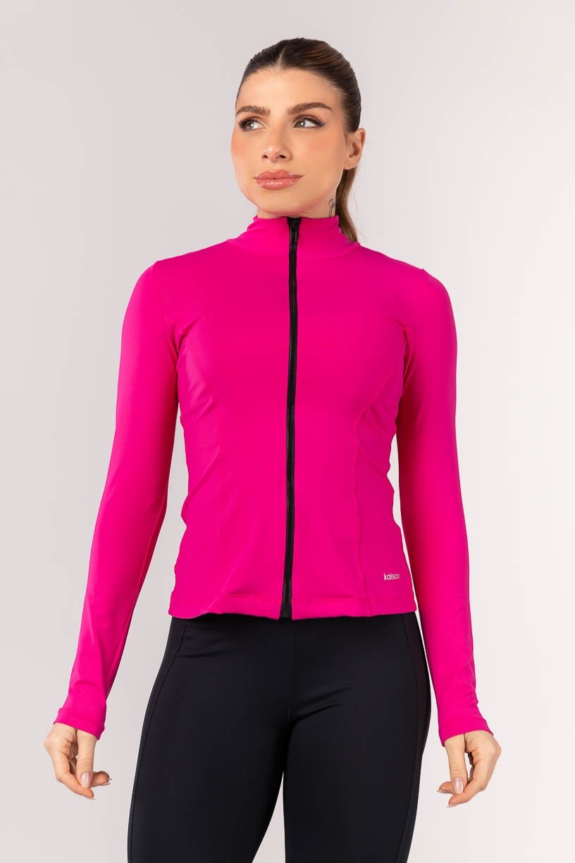 K4347-N_Casaco_Slim_com_Gola_Alta_Rosa_Pink__Ref:_K4347-N