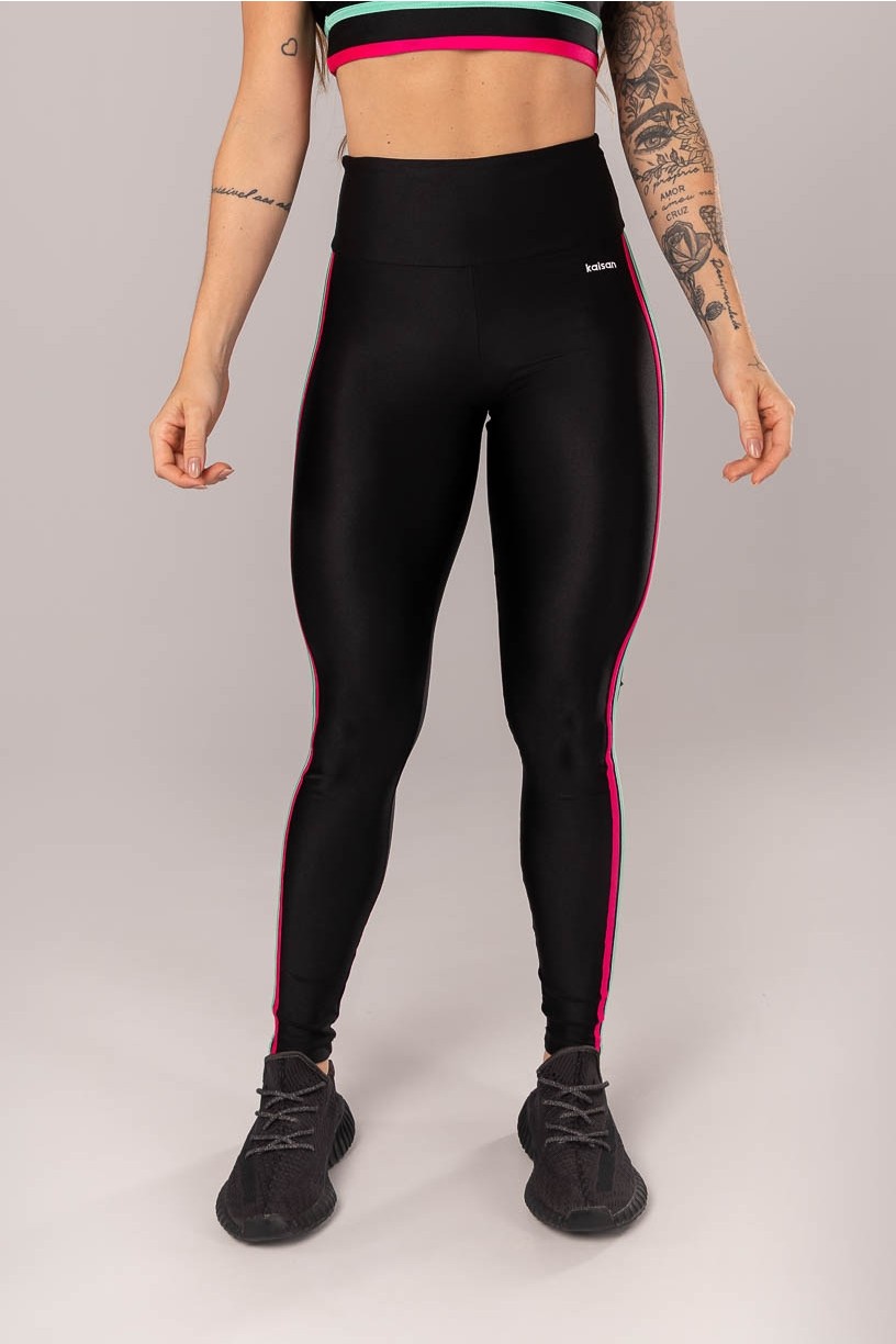 K4193-B_Calca_Legging_com_Chapados_Duplos_Preto__Rosa_Pink__Menta__Ref:_K4193-B