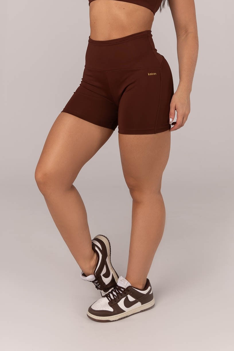 K4291-C_Short_com_Vira_e_Cos_em_V_Marrom_Escuro__Ref:_K4291-C
