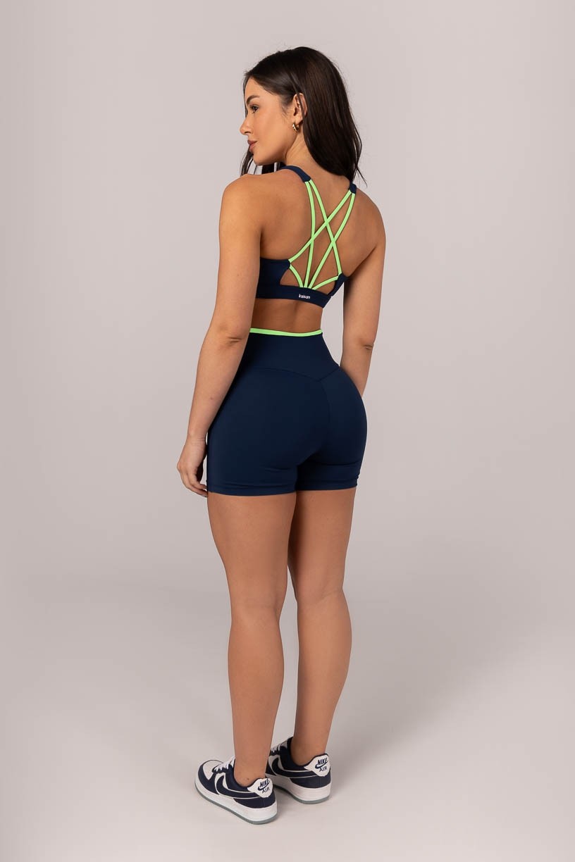 K4300-C_Short_sem_Gancho_com_Vira_Azul_Marinho__Verde__Ref:_K4300-C