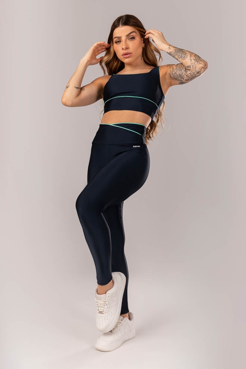 K4242-B_Calca_Legging_com_Vivo_no_Cos_Transpassado_Azul_Escuro__Verde_Turquesa__Ref:_K4242-B