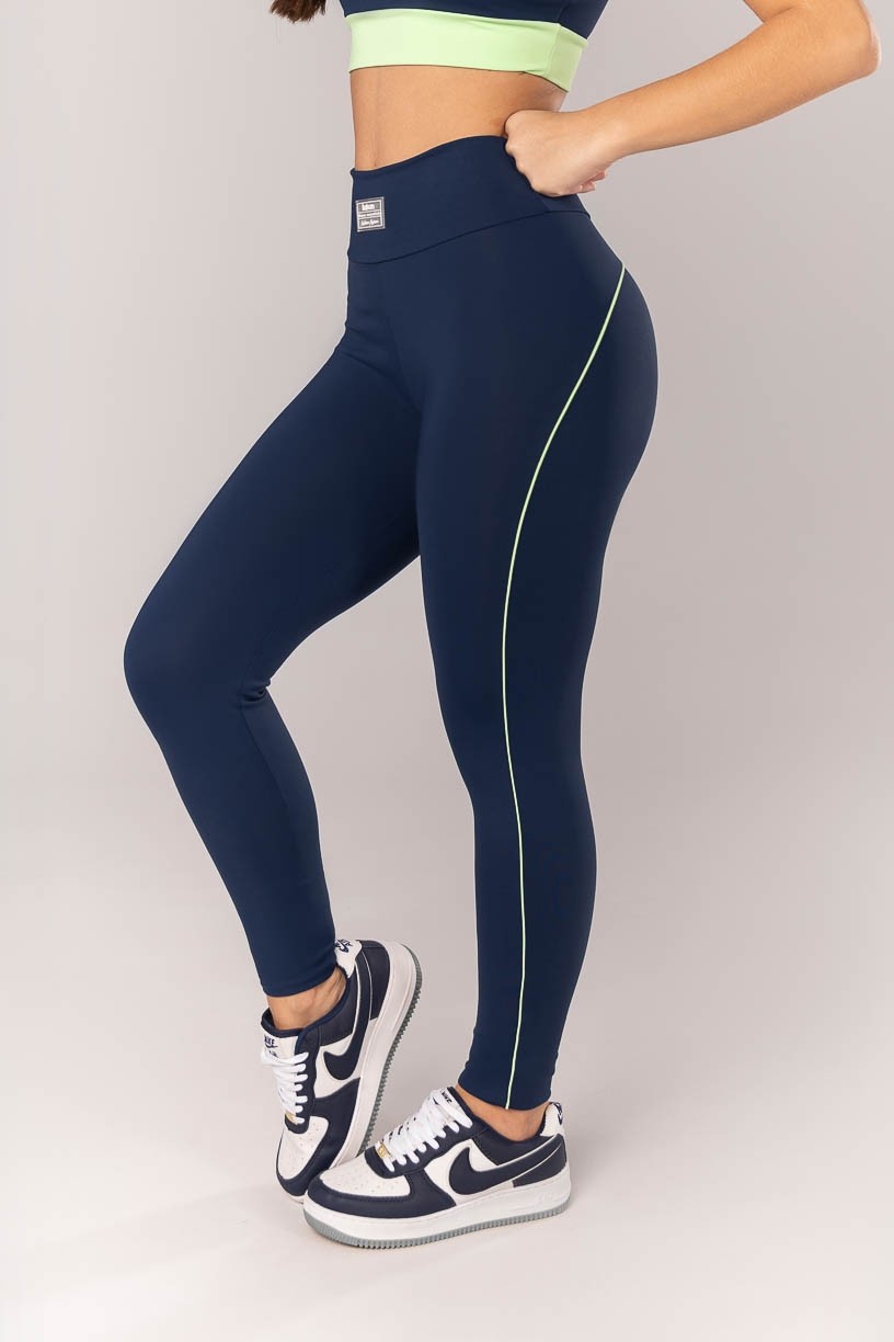 K4332-B_Calca_Legging_Bicolor_com_Vivo_Azul_Marinho__Verde__Ref:_K4332-B