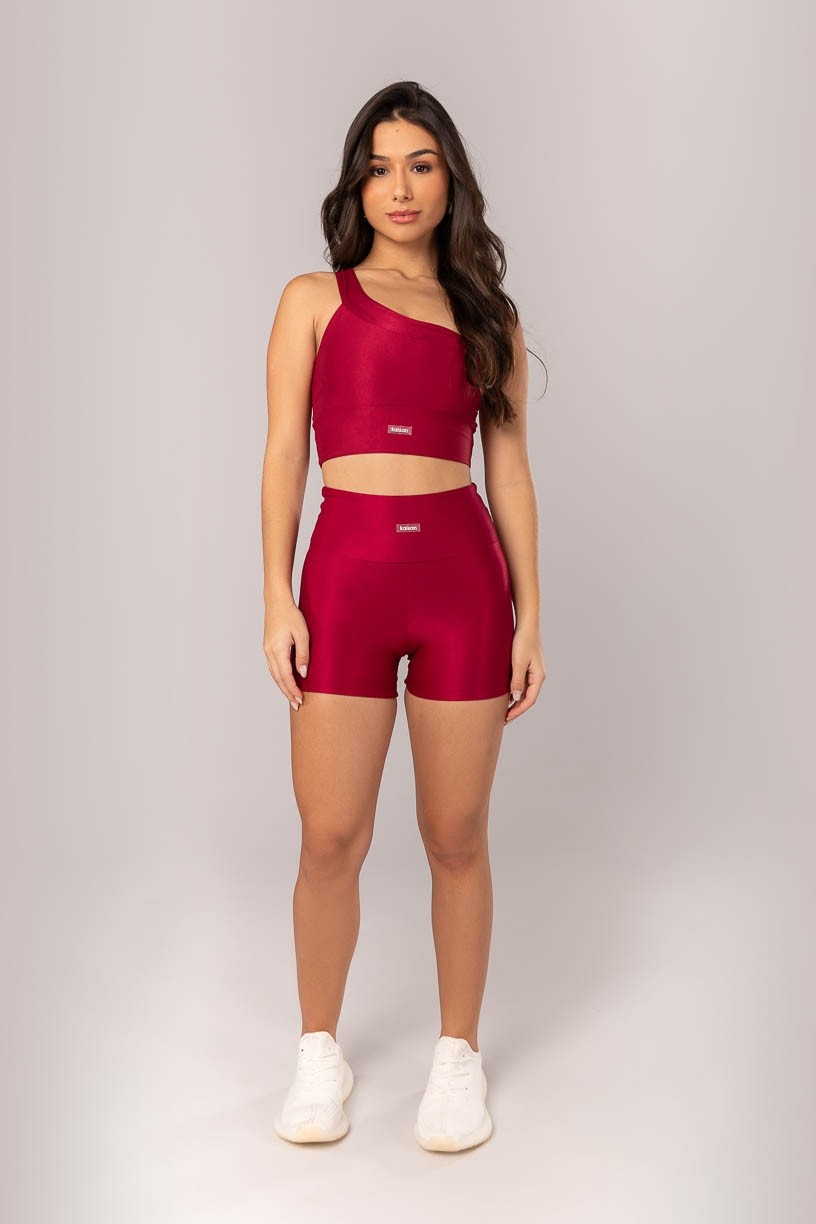 K4191-D_Short_Basico_Canelado_Cereja__Ref:_K4191-D