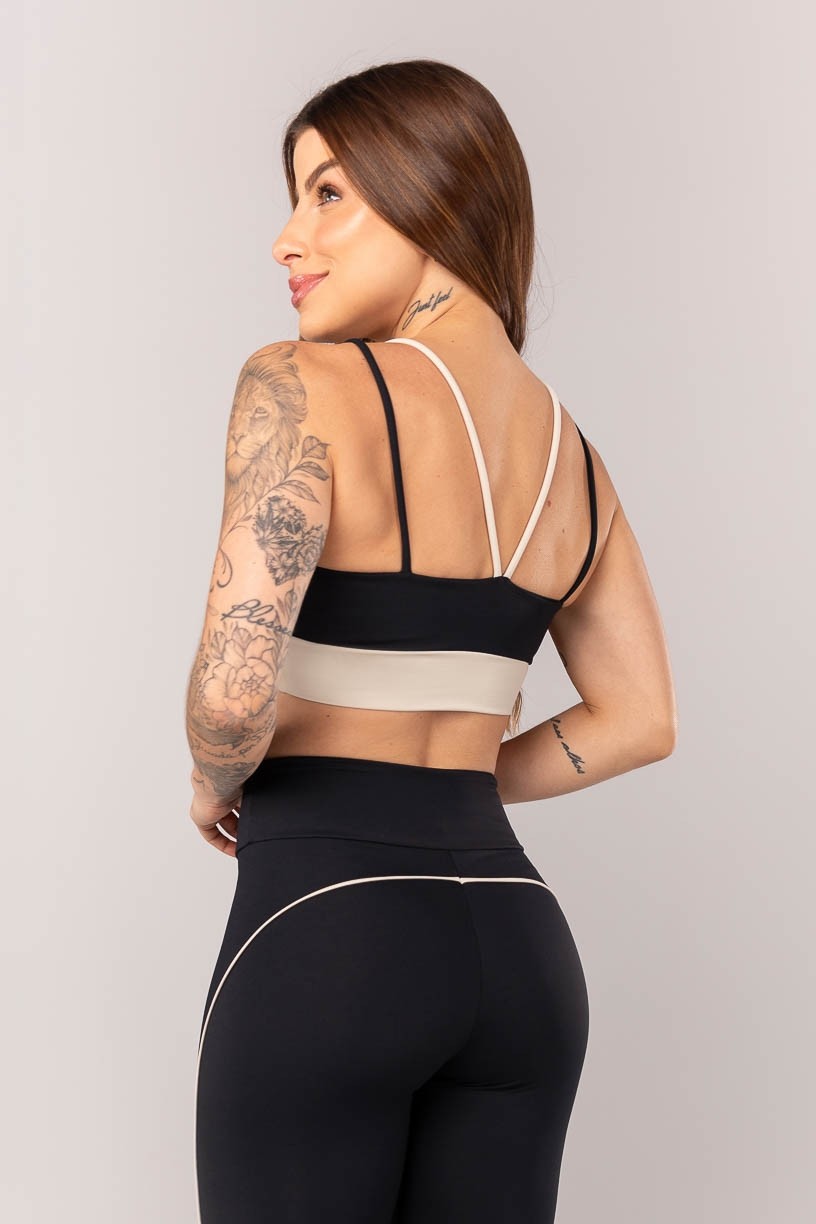 K4331-A_Top_Bicolor_com_Alcas_Duplas_Preto__Bege__Ref:_K4331-A
