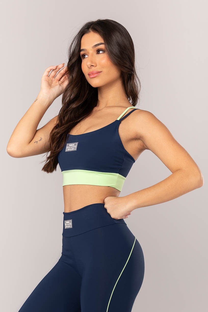 K4331-B_Top_Bicolor_com_Alcas_Duplas_Azul_Marinho__Verde__Ref:_K4331-B