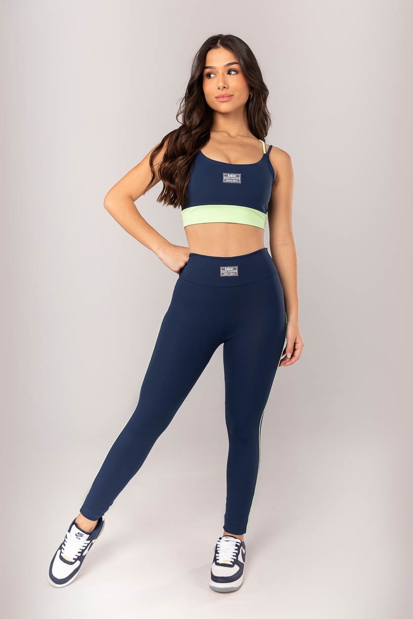 K4331-B_Top_Bicolor_com_Alcas_Duplas_Azul_Marinho__Verde__Ref:_K4331-B