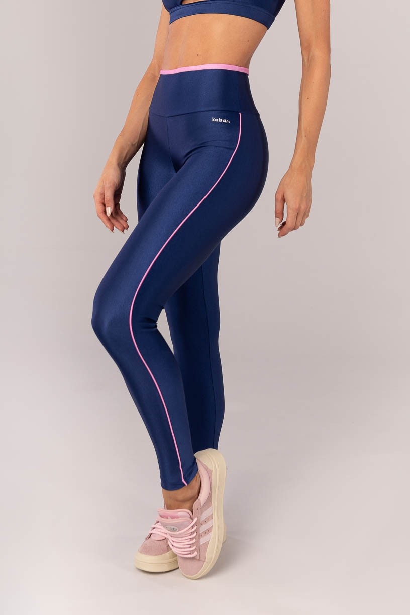 K4371-A_Calca_Legging_com_Vira_e_Vivo_Azul_Marinho__Rosa_Claro__Ref:_K4371-A