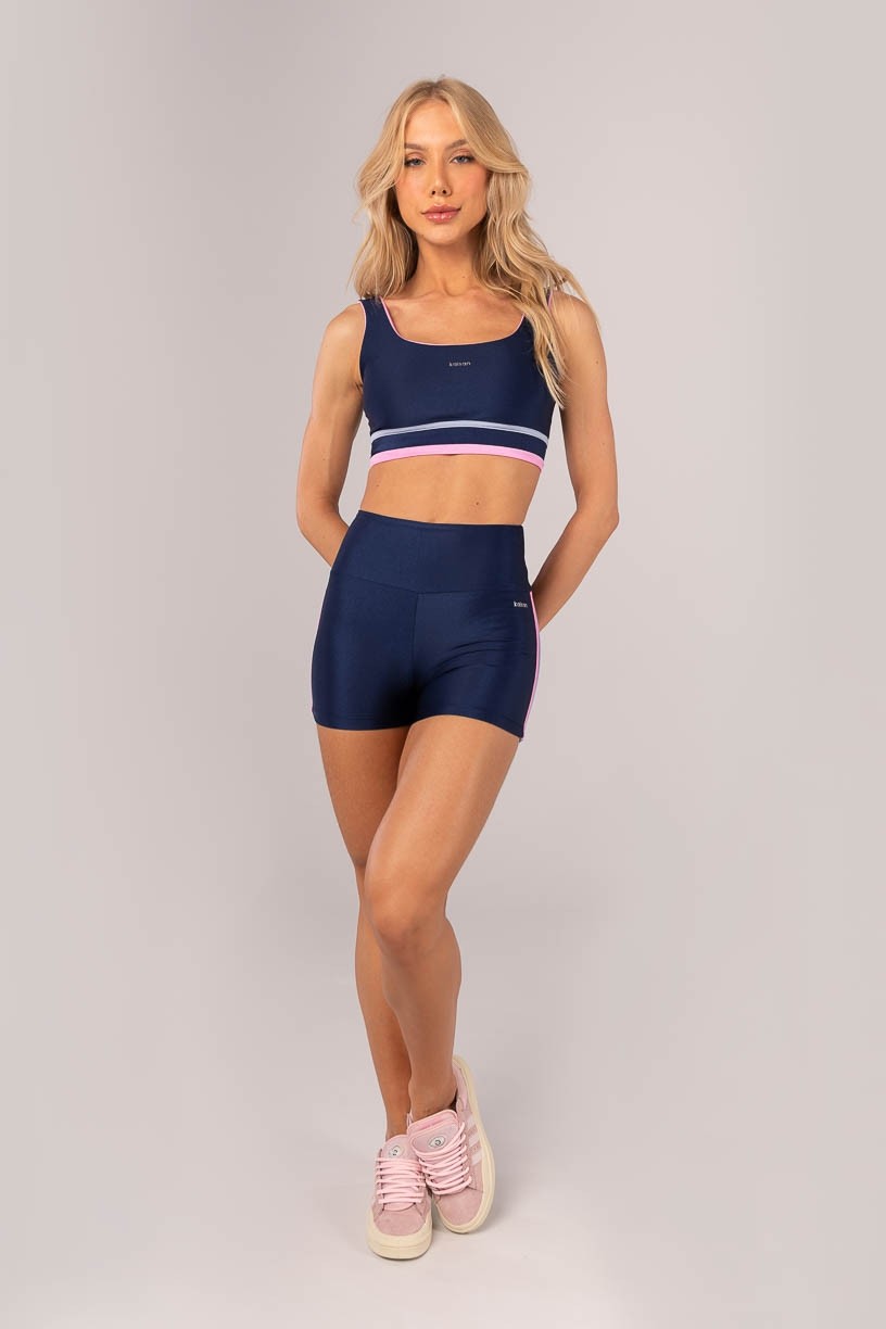 K4194-C_Short_com_Chapados_Duplos_Azul_Marinho__Rosa_Claro__Azul_Claro__Ref:_K4194-C