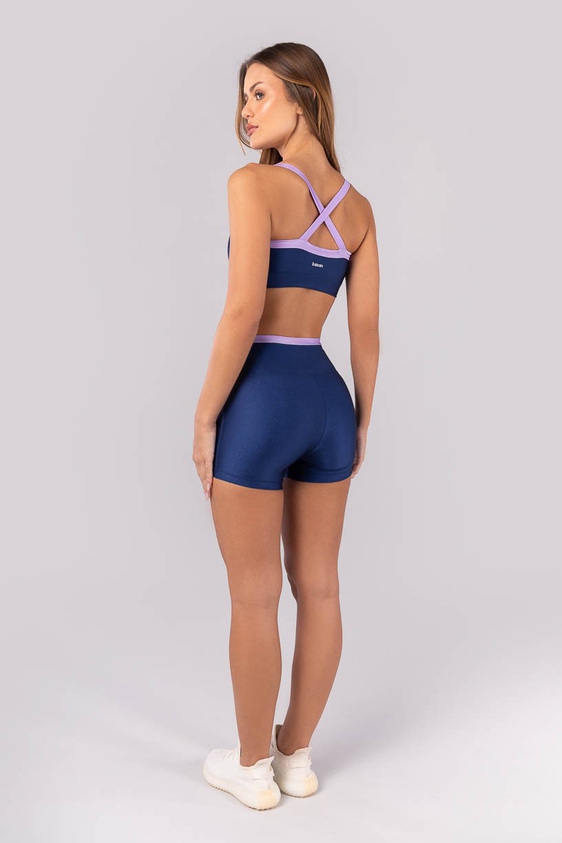 K4398-A_Top_Bicolor_com_Alcas_Largas_Cruzadas_Azul_Marinho__Lilas__Ref:_K4398-A