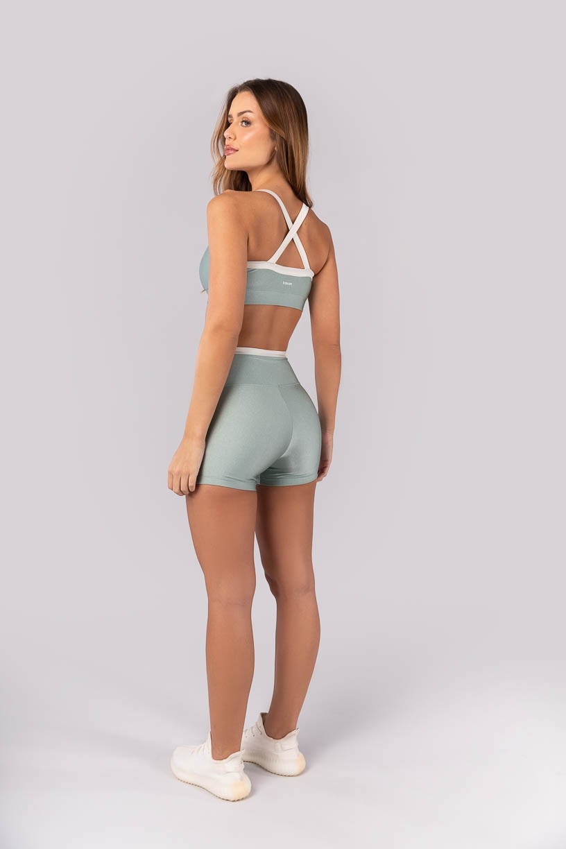 K4398-B_Top_Bicolor_com_Alcas_Largas_Cruzadas_Verde_Menta__Off-White__Ref:_K4398-B