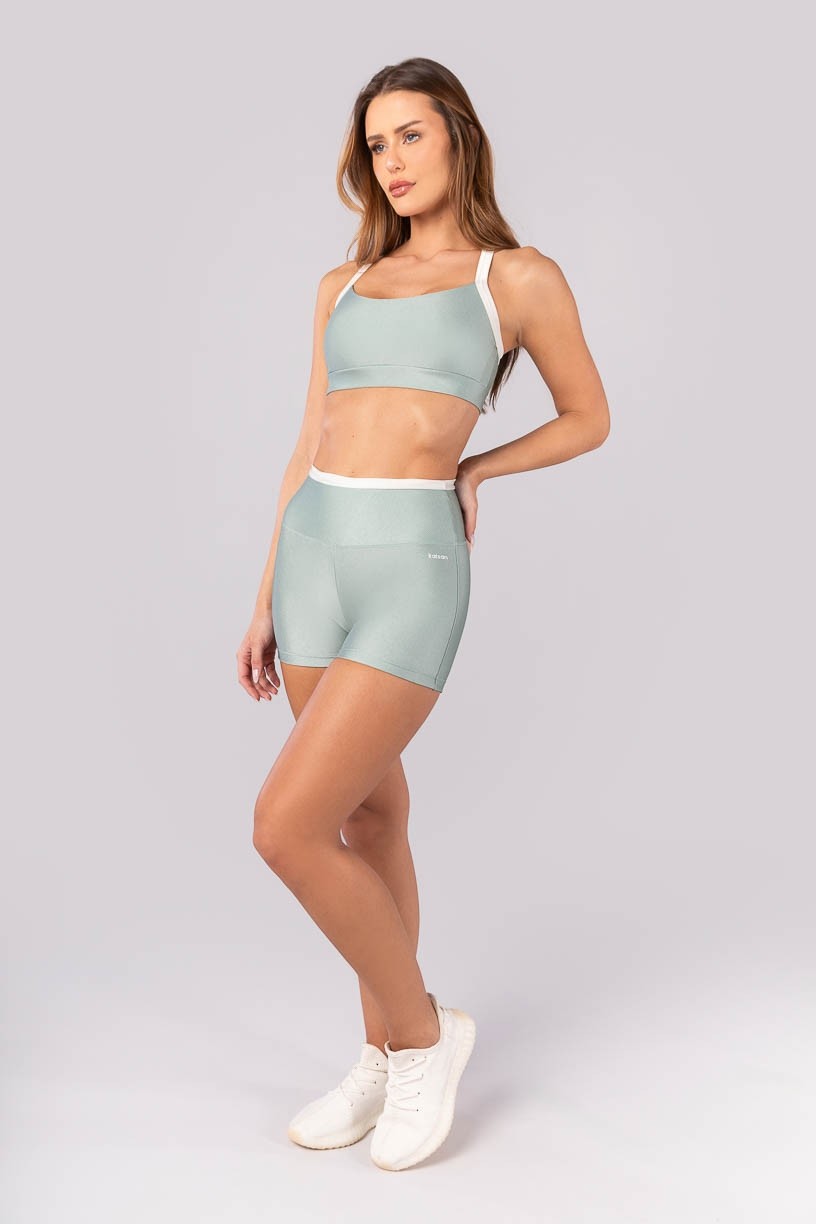 K4398-B_Top_Bicolor_com_Alcas_Largas_Cruzadas_Verde_Menta__Off-White__Ref:_K4398-B