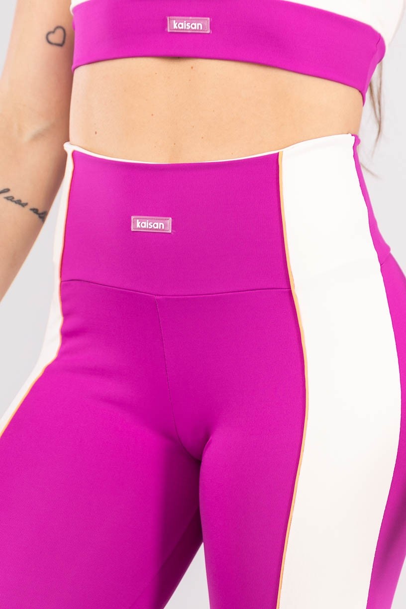 K4187-B_Calca_Legging_com_Faixa_e_Vivo_Roxo__Off-White__Laranja_Claro__Ref:_K4187-B